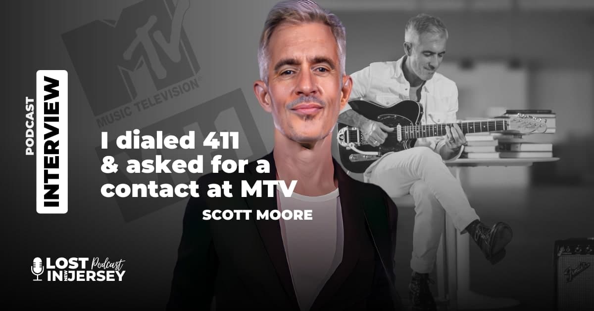 How could a 411 call lead a job at MTV? Join us as Scott Moore takes us back to peak Gen-X years and shares his creative path to becoming an award-winning video producer and musician in New Jersey.