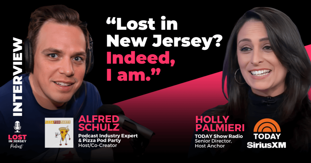 The Today Show’s Holly Palmieri and podcast producer Alfred Schulz share their journey from NYC to New Jersey, life in media, and the evolving world of radio and podcasting. Tune in for behind-the-scenes stories, industry insights, and plenty of personality